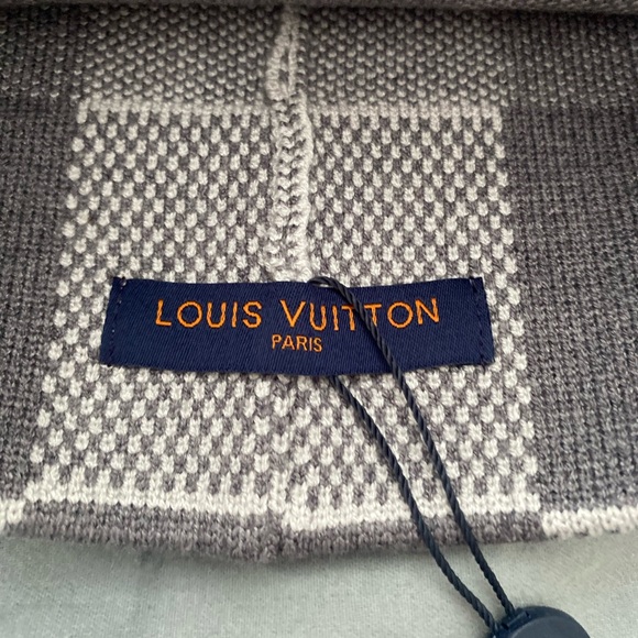 Louis Vuitton Monogram Checkered Hat in Gray and White - Picture 3 of 5